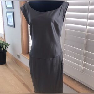 Club Monaco Sleek Gray Midi Dress